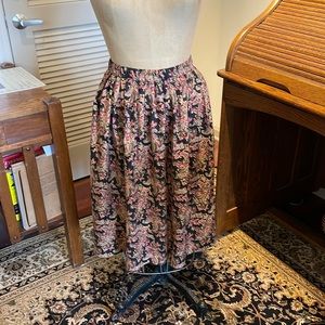Vintage Silvercord paisley skirt.